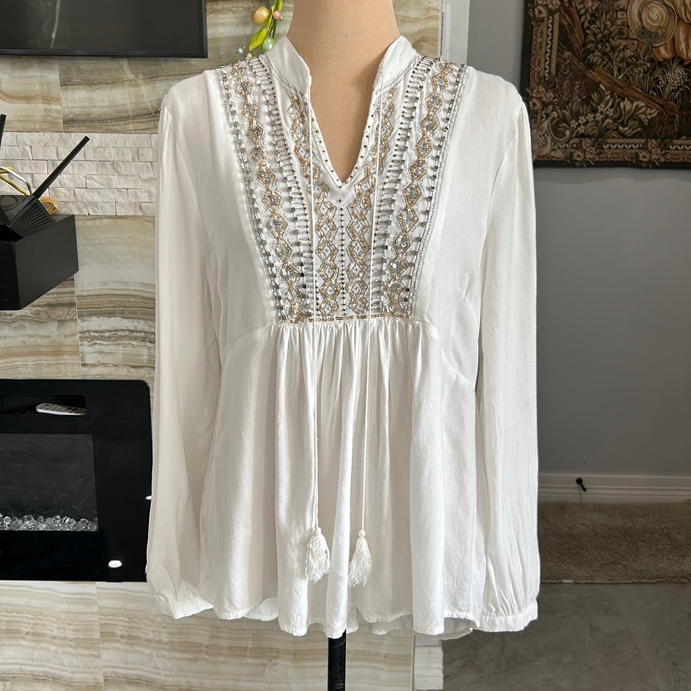 American Rag Long Sleeve Blouse. Size L (157)